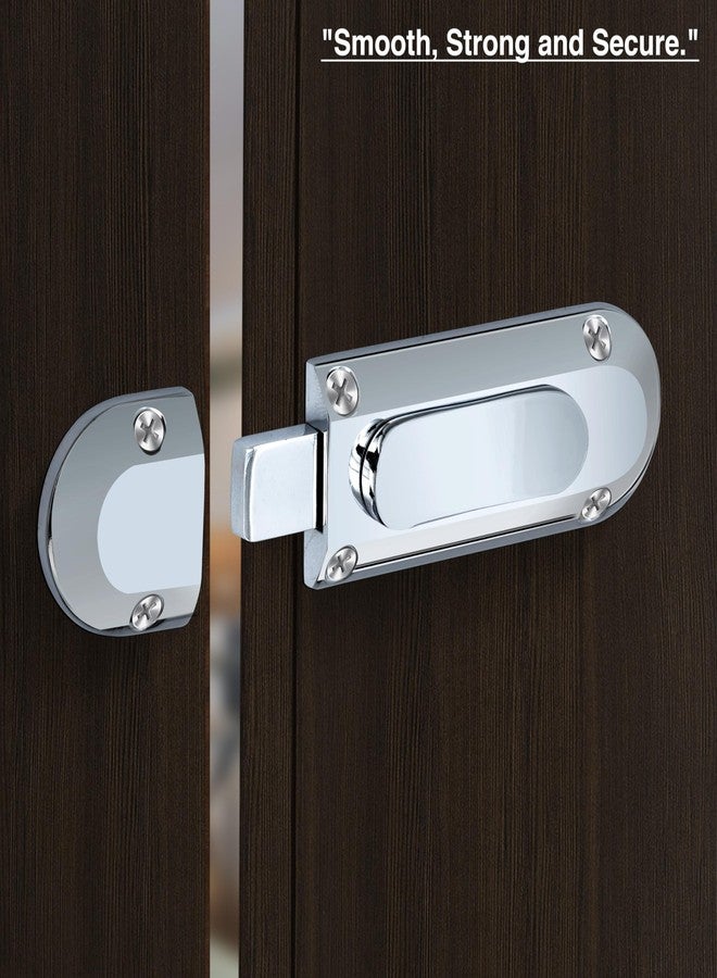 Ruboxa Door Latch Lock/Baby Latch for Bathroom/Door Latches for Home/Bedroom/Office/Door Chitkani - Pack of 1 (SH-88, Chrome) - Image 3